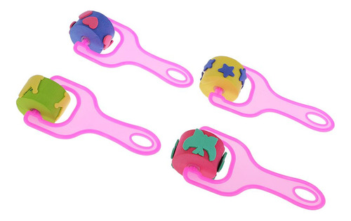 Ferramentas De Pintura Artesanal Infantil 6 Unidades