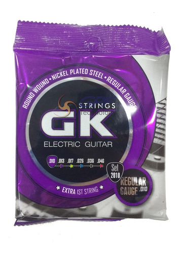 Encordado Para Guitarra Electrica Gk 09 - 010 Nacional