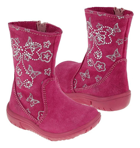 Botas Niña Stylo 479 12-14 Gamuza Fiusha 