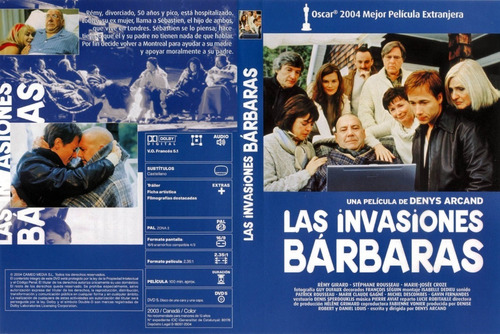 Las Invasiones Barbaras -  Denys Arcand - Dvd