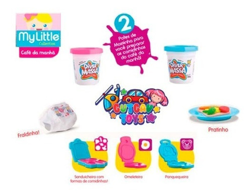 My Little Collection Café Da Manhã Loira Divertoys - Boneca