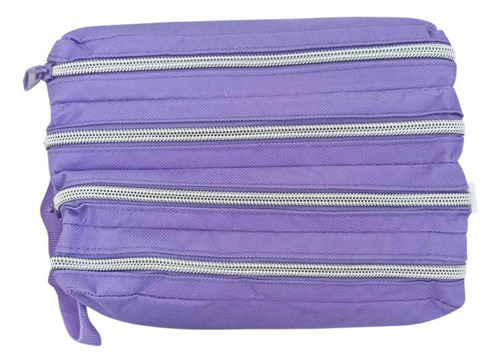 Estojo Quadruplo Lona Roxo Daterra
