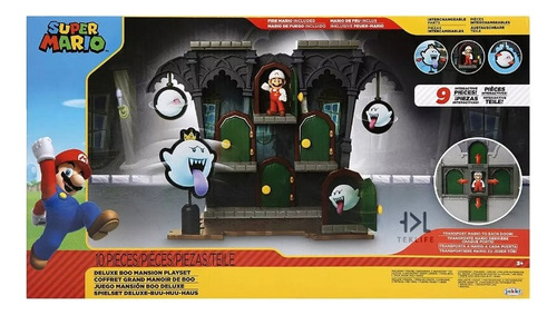 Juego Mansion Boo Deluxe Super Mario Playset