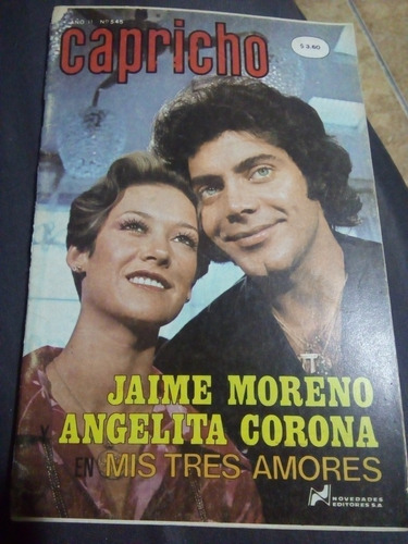 Angelita Corona Y Jaime Moreno En Fotonovela Capricho