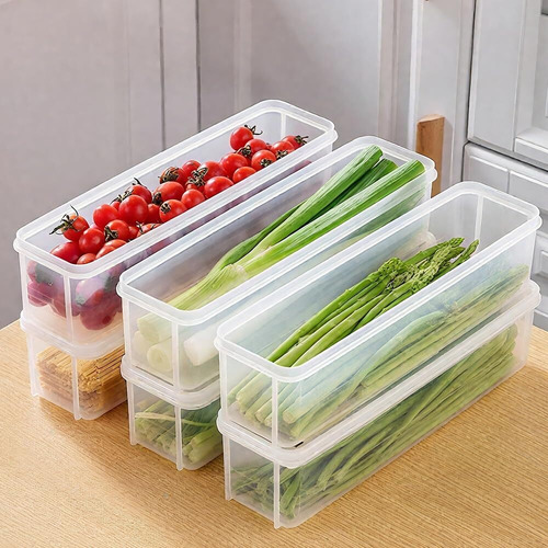 Caja Rectangular Para Verduras, Caja Multiusos Para