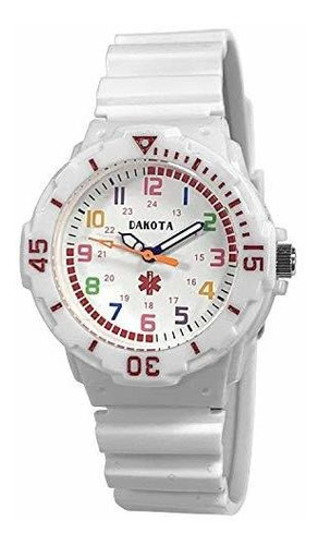 Women's Petite Plastic Nurse Watch, 33mm Military Colorful D