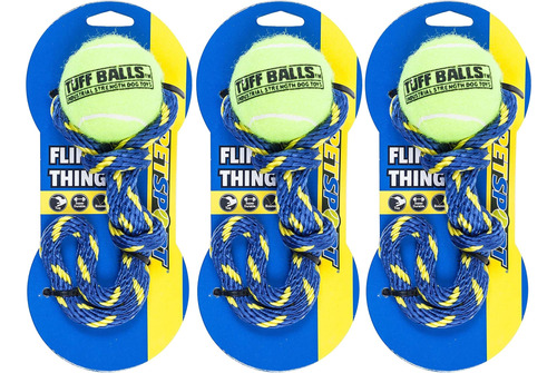 Petsport Fling Thing - Pelota De Tenis De Cuerda De 12 PuLG.