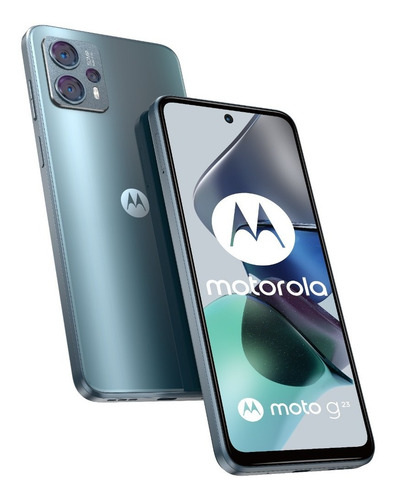 Celular Motorola Moto G23 128/4gb Azul Auriculares De Regalo