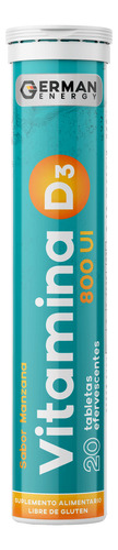 Vitamina D3 800 Ui 20 Tabs, Gnergy