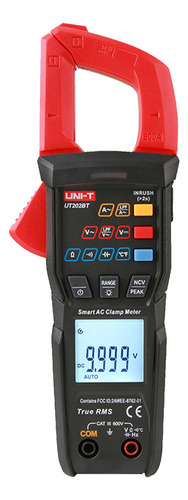 Pinza Amperimétrica Uni-t Ut202bt 9999 Cuenta Con Pinza Digi