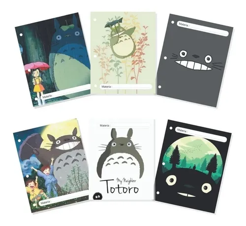 Separadores N3 Mi Vecino Totoro Manga Ghibli Anime Carpetas