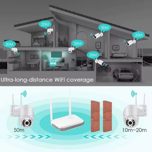 Grabadora De Cámaras De Seguridad Wifi 4 Ch Icsee