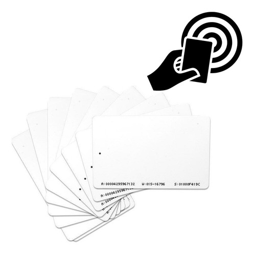 Imagem 3 de 6 de Carto Pvc Proximidade Iso Rfid 125khz - 2.500 Unidades
