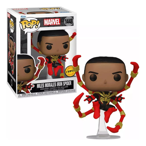 Funko Pop Miles Morales Iron Spider 1448 Chase Marvel