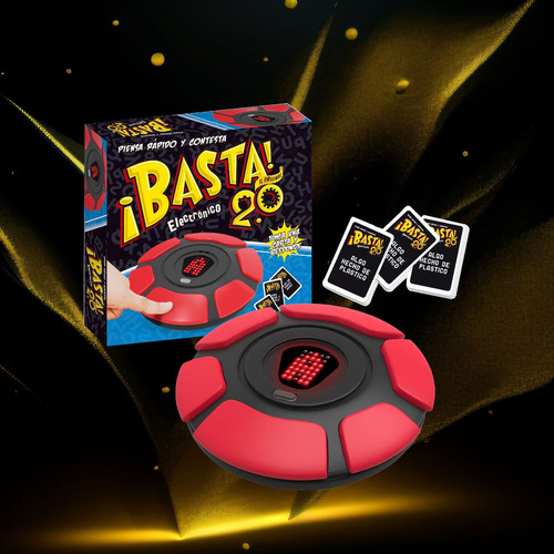 TodosDM Juego De Mesa Basta Versión 2.0 Viral Interactivo Tablero Electrónica En Español, Para Pensar Rápida, Juego De Palabras De Ritmo Rápido, Juego Familiares, Fiestas Y Entretenimiento