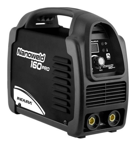 Soldadora Inverter Arco Manual 160a Nanoweld Indura Color Negro