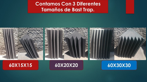 Imagen 2 de 6 de Bass Trap Completo 1 Kit 60x15x15