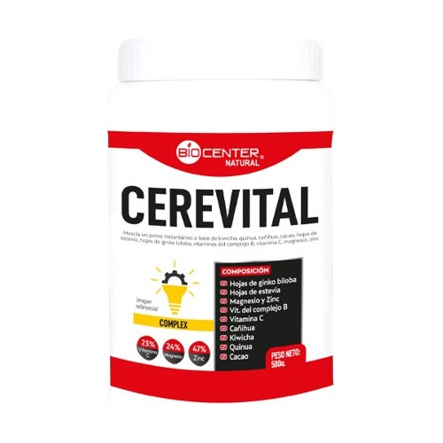 Cerevital Complex Fortalece Memoria & Aprendizaje 500 Gramos