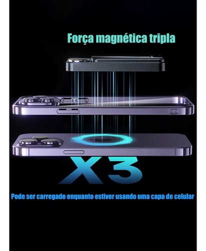 Power Bank Magnético Turbo 10000mah Pd 22.5w H'maston Preto