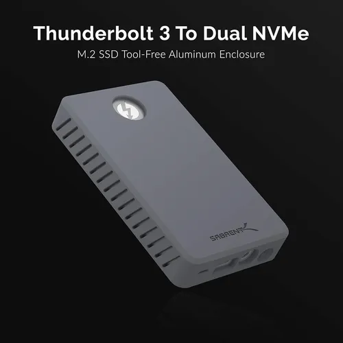 Carry Disk Dual Sabrent Ssd Nvme M.2 Thunderbolt 3 Fs