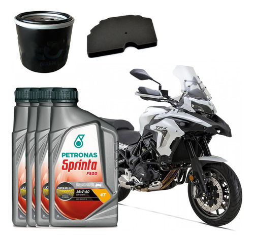 Kit Service Aceite + Filtros Benelli Tkr 502 - 502x