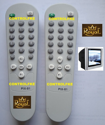 Control Remoto Tv Royal Modelo  Ry-21j3us  