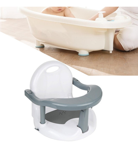 Silla Para Bañera De Bebé, Silla Para Regadera, Gris