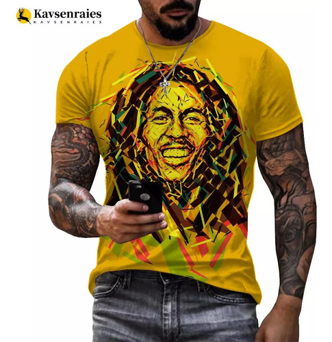 Hkm Jugador De Reggae Bob Marley De Moda Impreso En 3d