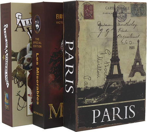 Caja De Seguridad Escondida Forma De Libro Paris