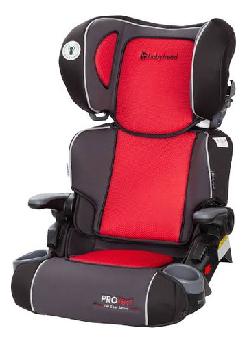 Autoasiento Babytrend Protect 2 En 1 Folding Booster Color Rojo