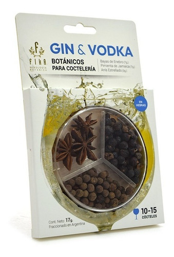 Imagen 2 de 7 de Mix Botanico Gin Tonic Vodka Vermu Tragos Autor Cocteleria