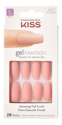 Uñas Glue-on Kiss Gel Fantasy -  Ab Fab