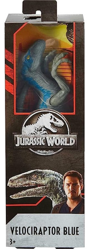 Jurassic World - Dinosaurio Velociraptor  - Blue - 30 Cm