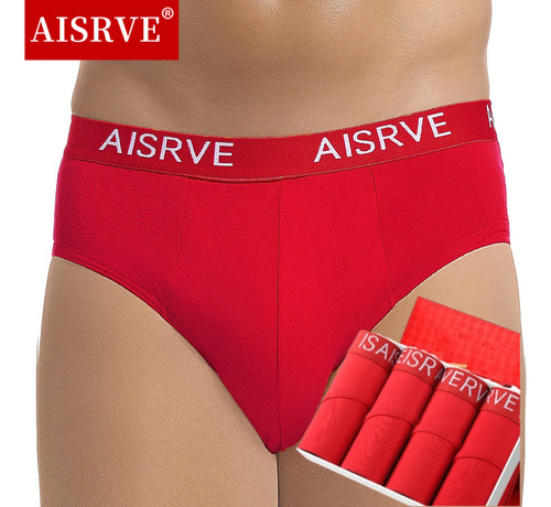 Calzoncillos De Algodón Aisrve Para Hombre, Caja De Regalo