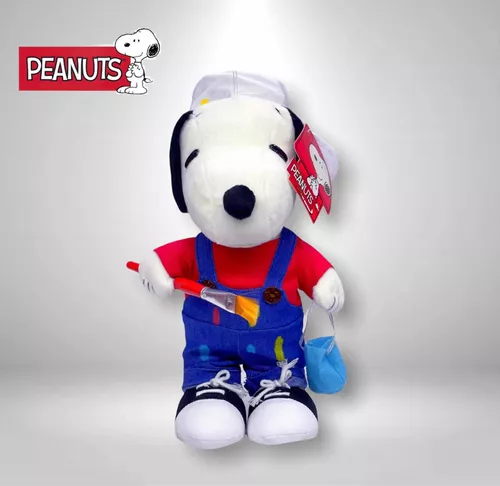 Peluche Snoopy Pintor Albañil Peanuts