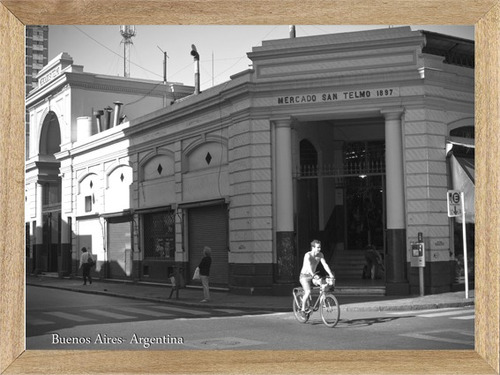 Mercado San Telmo , Cuadro, Poster Fotos Antigua        L766