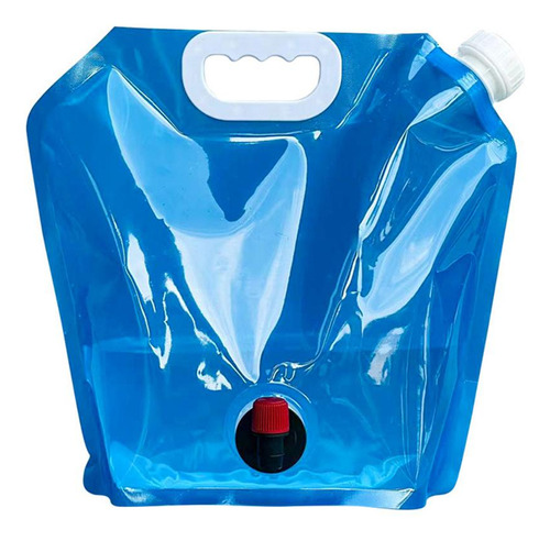 Bolsa De Agua Plegable De 5 Litros Para Acampar, 2 Piezas