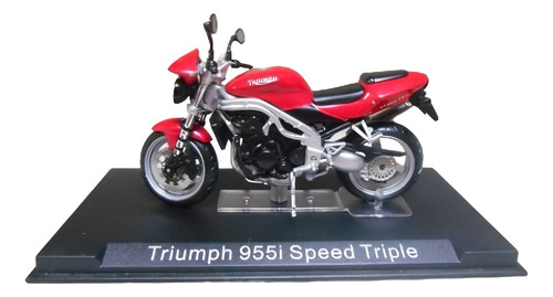 Triumph 955i Speed Triple Bike Moto Altaya Ixo 1/24