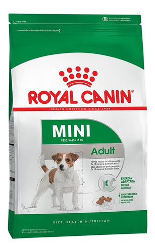 Imagen 3 de 3 de Alimento Royal Canin Size Health Nutrition Mini Adult para perro adulto de raza pequeña sabor mix en bolsa de 3 kg
