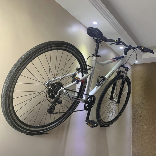 Imagem 4 de 10 de Suporte De Parede Bicicleta Decora Bike Horizontal Pendurar Cor Preto