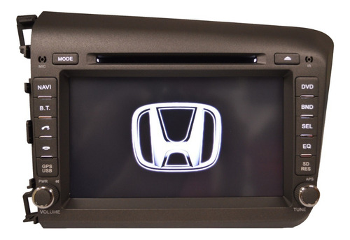 Honda Civic 2012, Dvd, Gps, Bluetooth, Estéreo, Usb, Radio T