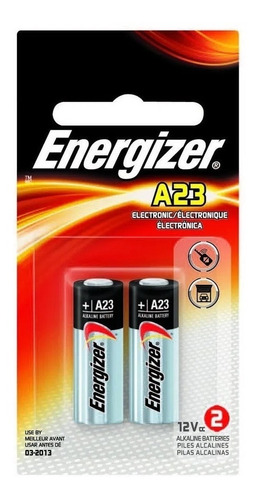 Imagen 1 de 2 de Pila Energizer A23 Cilíndrica - Pack de 2 unidades