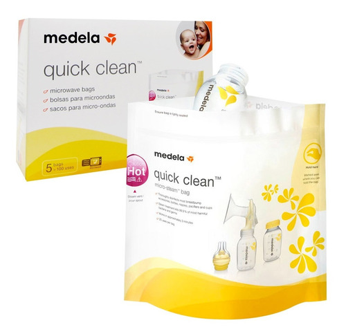 Saco De Esterilização Microondas Quick Clean 5 Un - Medela