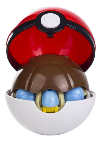 Pokemon Blastoise Com Pokebola - Articulado E De Montar