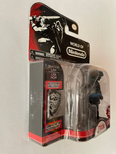 Dark Link Legend Of Zelda World Of Nintendo Jakks 2016 11cms (Usado)