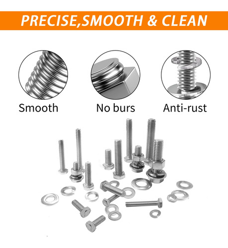 Kit De Sortimento De Porcas E Parafusos Hex Head Aidebr 246