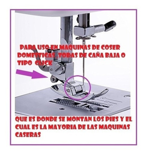 Imagen 5 de 9 de Kit 42 Pie Prensatelas Maquinas Coser Singer Brother Panavox