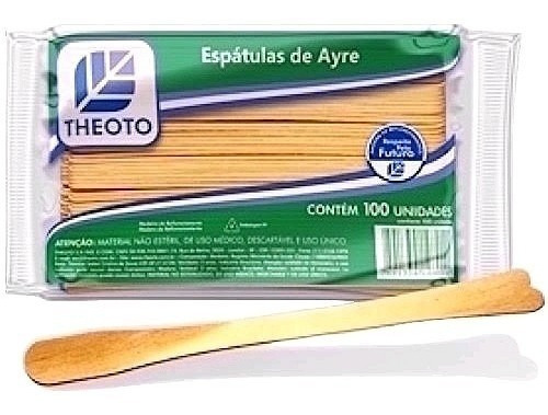 Espátula De Ayres Theoto Com 100 Unidades