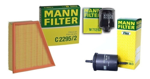 Kit Filtros Aire Aceite Nafta Mann Vw Saveiro Trend 1.6