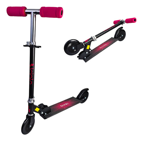 Scooter Patin Del Diablo Niños Altura Ajustable Iciqlo Color Rosa